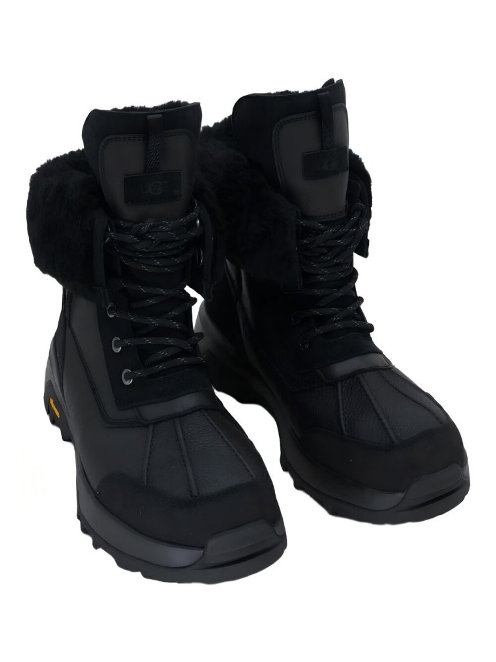 UGG Mens's Adirondack Boot XXV Black Size US 10M EU 43